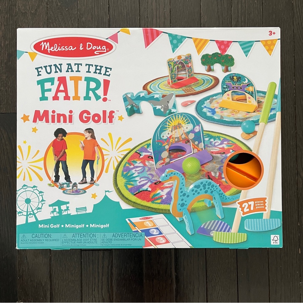 Melissa & Doug Vibrant Mini Golf Set